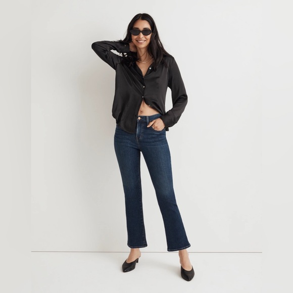 Madewell Denim - Madewell Kick Out Crop Flare Jeans